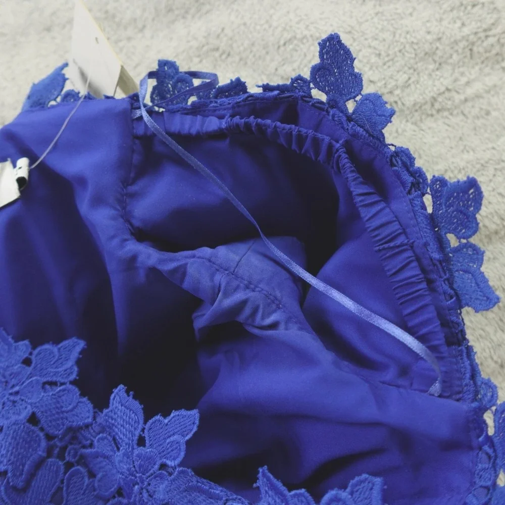 Rickie‎ Freeman Teri Jon Dress Lace Off Shoulder Gown